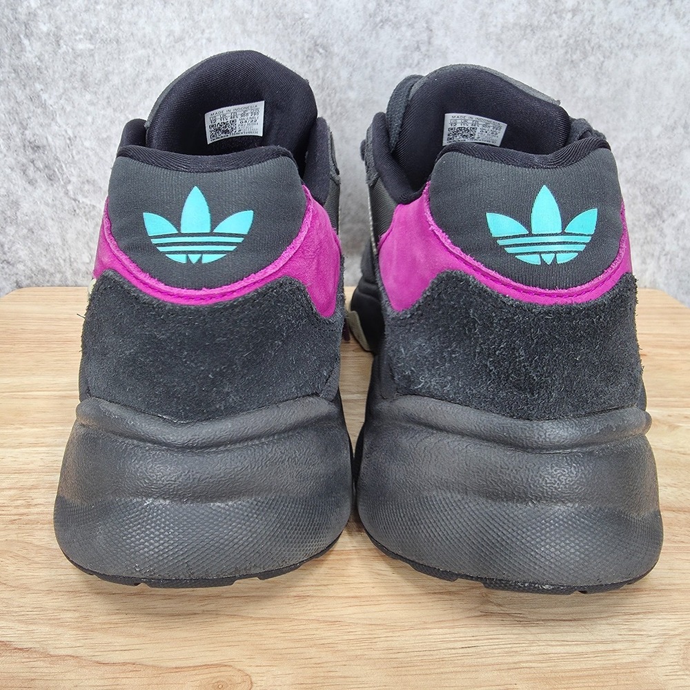 Adidas Retropy F90 Sneakers Mens 12 Black Magenta Lace Up Casual Shoes HP8020 - Picture 7 of 11